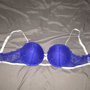 Blue Lace Bra